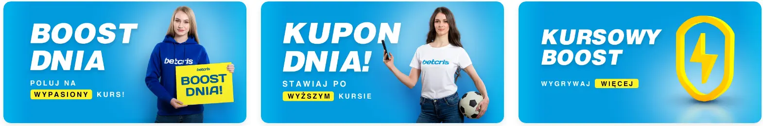 Bonus powitalny dla nowych użytkowników Betcris